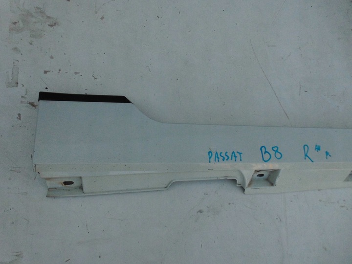 FACING, PANEL SILL SILL VW PASSAT B8 RIGHT WHITE photo 2 - milautoparts-fr.ukrlive.com