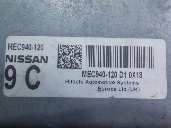 NISSAN JUKE F15 I 1.6B 10R 5D CONTRÔLEUR ORDINATEUR MOTEUR MEC940-120