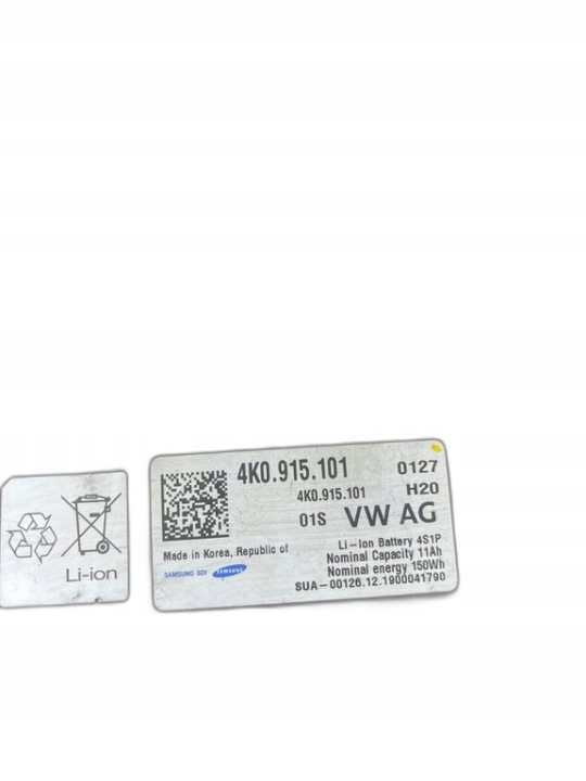 BATTERIE FOR AUDI A6 OEM: 4K0915101