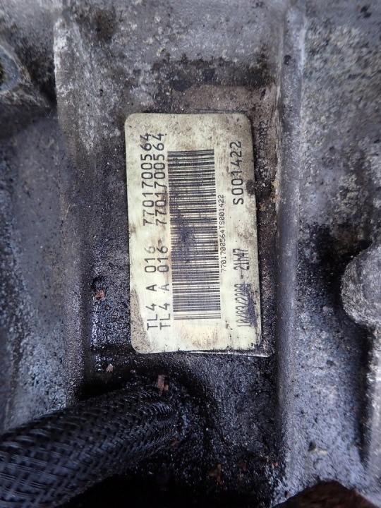 BOÎTE DE VITESSES RENAULT LAGUNA III 1.6 B 09R TL4016