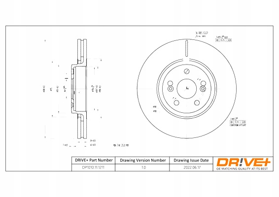 DISCS BRAKE 2 PCS. FRONT RENAULT ESPACE IV 2.0D 06- VENTILATED photo 2 - milautoparts-fr.ukrlive.com