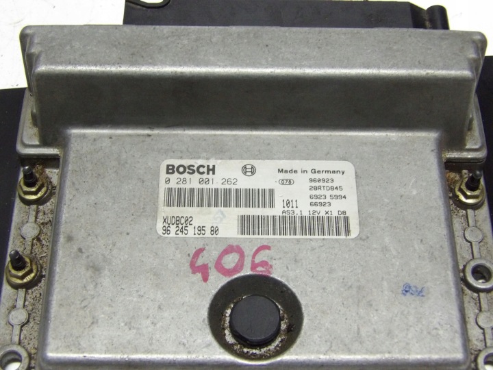 PEUGEOT 406 1.9 CONTRÔLEUR ORDINATEUR MOTEUR KIT DE DÉMARRAGE 0281001262
