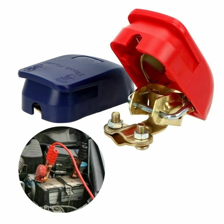 2 CV UNIVERSEL BORNES EN LAITON ÉTRIERS BATTERIE AUTOSERRANT RENFORCÉ