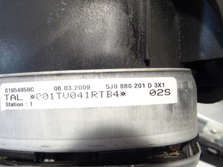 COUSSINS CONDUCTEUR PASSAGER CAPTEUR SKODA FABIA II 2