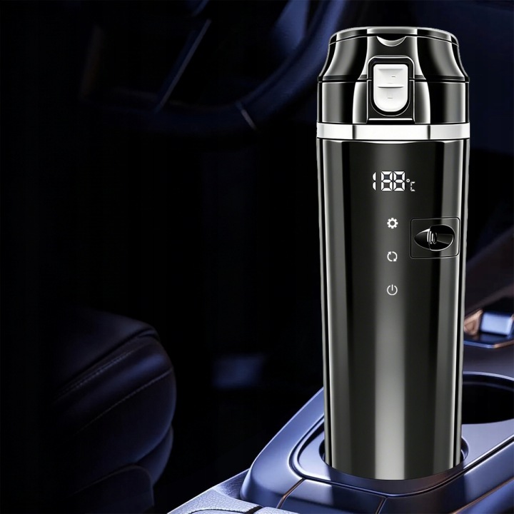 GODET THERMIQUE VERS VOITURE 12/24V CHAUFFÉ GODET AUTOMOBILE SUR KAWE 0.5L