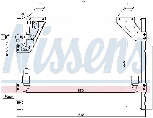 DÉSHYDRATEUR CLIMATISATION TOYOTA HILUX VII 2.5D 11.04