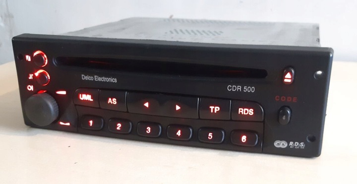 RADIO OPEL CD CDR 500 ASTRA CORSA VECTRA ZAFIRA OMEGA SINTRA FRONTERA + CÓDIGO 