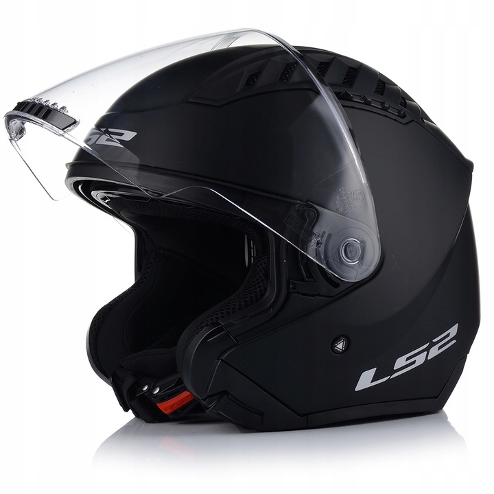 ABIERTO CASCO PARA MOTOCICLETA LS2 OF600 COOPTER II NEGRO MATT 22.06 + TAPAOBJETIVO 