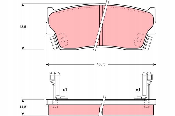 ZAPATAS HAMULC. SUZUKI VITARA 88-98 