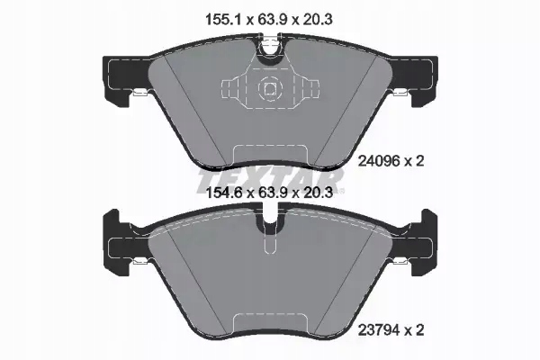 PADS BRAKE TEXTAR 2409601 photo 2 - milautoparts-fr.ukrlive.com