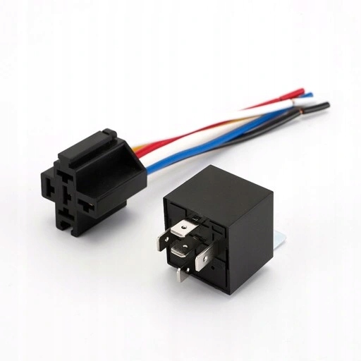 RELAIS AUTOMOBILE FAISCEAU DE CÂBLES SUPPORT 5PIN 24V 40A 10 PCS
