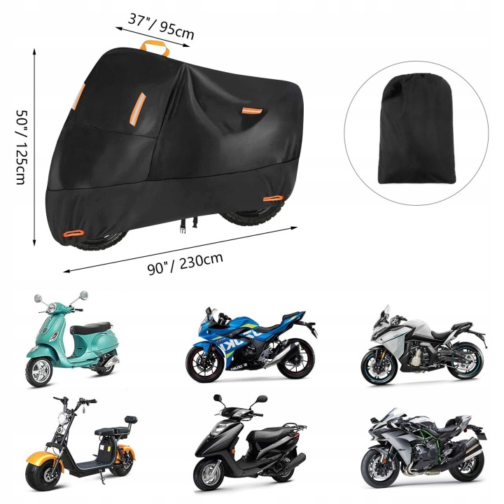 HOUSSE SUR MOTOCYCLETTE WIATROSZCZELNA I ANTILUIE