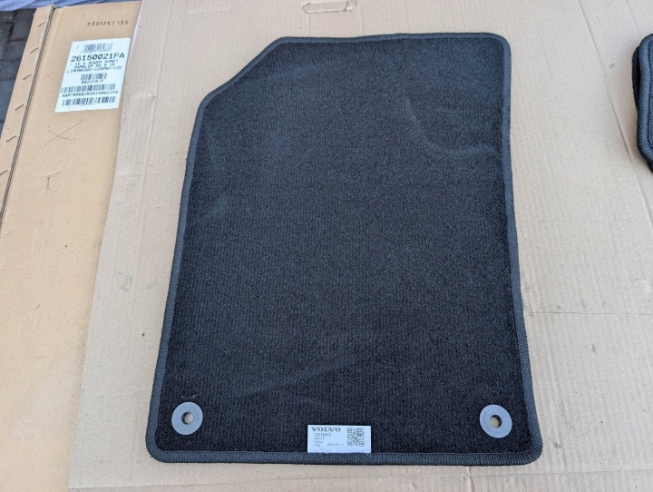 VOLVO XC60 II 18- TAPIS DE SOL NOIR ENSEMBLE KIT 32216555 ORIGINAL
