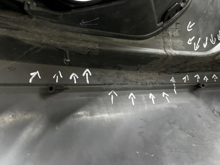 PARE-CHOCS AVANT MITSUBISHI ASX 1 I 16-19R. LIFT AVANT 6400H242ZZ