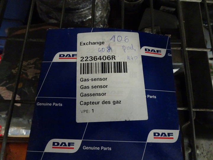 SENSOR NOX DAF 106 105 85 NUEVO ORIGINAL DAF 1900 . 