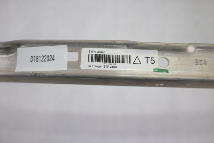POUTRE INFÉRIEURE SUPPORT PARE-CHOCS COURROIE BMW 5 G30 LIFT G31 ORIGINAL 51117418224