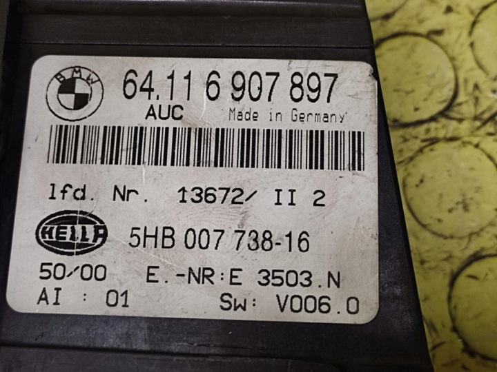 BMW E46 PANNEAU CONDUIT D'AIR CLIMATISATION 64116907897