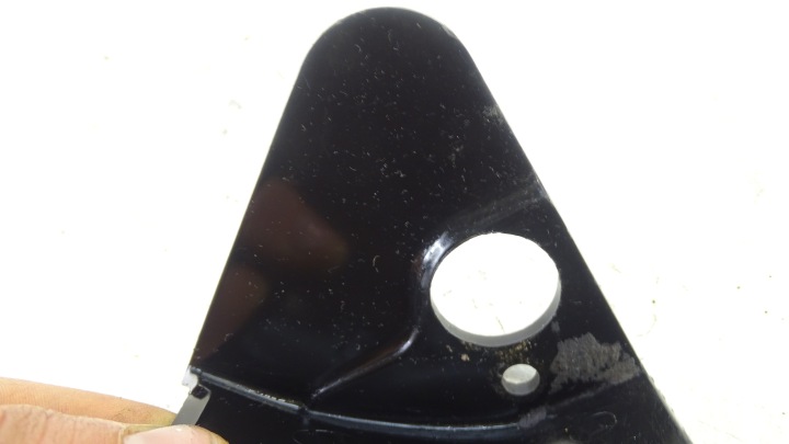 HONDA XL 250 XL250 MD03 PROTECTION DÉFLECTEUR D'AIR PLASTIQUE BRAS DE SUSPENSION