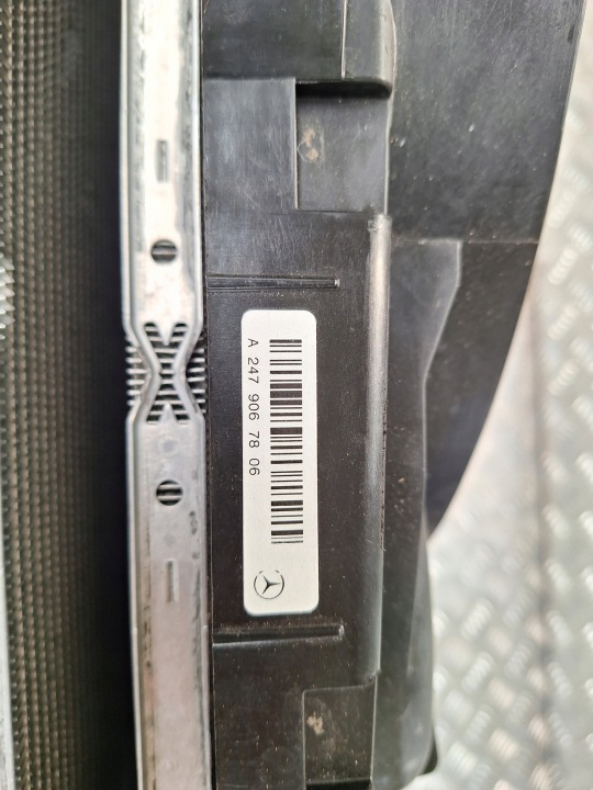 MERCEDES W177 W247 W118 ENSEMBLE RADIATEURS DÉMONTAGE