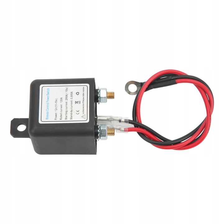 INTERRUPTEUR BATTERIE AUTOMOBILE KIT TÉLÉCOMMANDE 12V 120A COMMUTATEUR