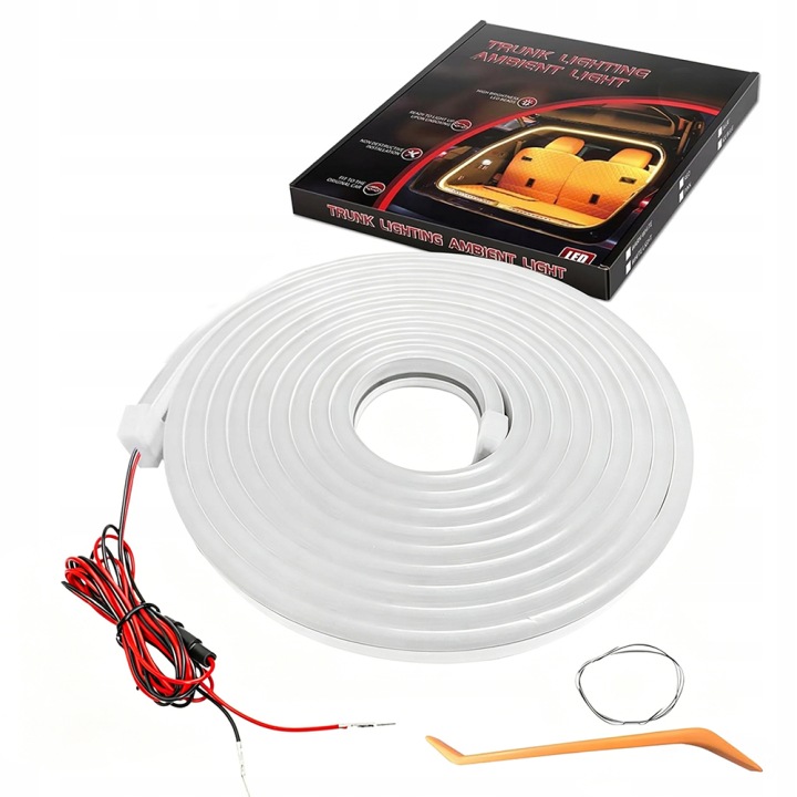 ÉCLAIRAGE LED LED INTÉRIEUR VOITURE BANDE CABINES COUVERCLES DE COFFRE VOITURES 2M