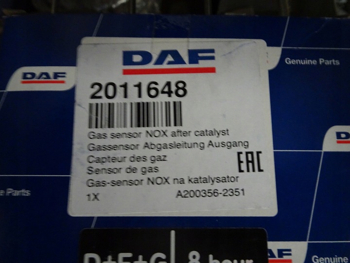 SENSOR NOX DAF 106 105 85 NUEVO ORIGINAL DAF 1900 . 