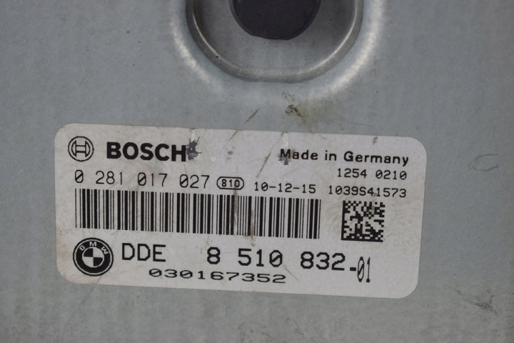 CONTRÔLEUR KIT DE DÉMARRAGE BMW 8510832 0281017027