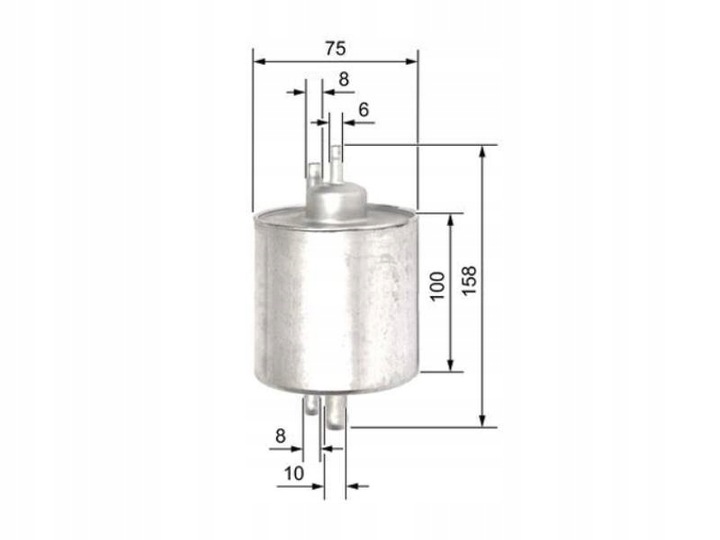 FILTRO COMBUSTIBLES BOSCH MERCEDES M112 113 W202 