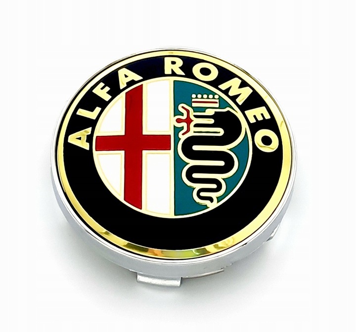 KAPSEL TAPACUBOS AL LLANTAS 60MM ALFA ROMEO 156 159 166 GULIA GIULIETTA 4 PIEZAS 