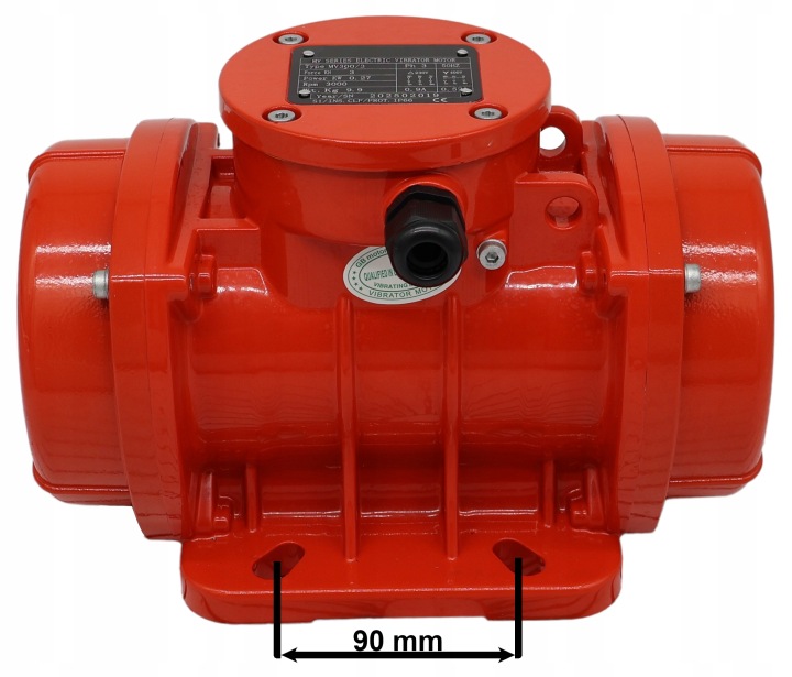 MOTEUR WIBRACYJNY ELEKTROWIBRATOR MV300/3 3000 OBR 0,27KW 3KN 3-FAZOWY,