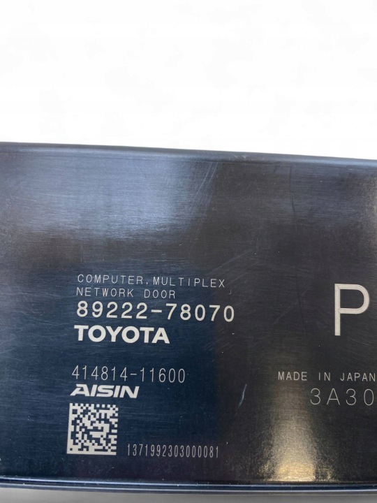 LEXUS NX CONTRÔLEUR MODULE ÉLECTRIQUE COUVERCLES DE COFFRE ARRIÈRE COUVERCLES DE COFFRE