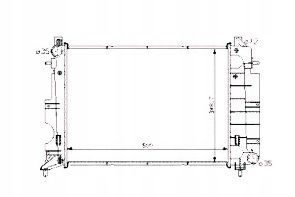 RADUADOR SAAB 900 9- 3 93- 