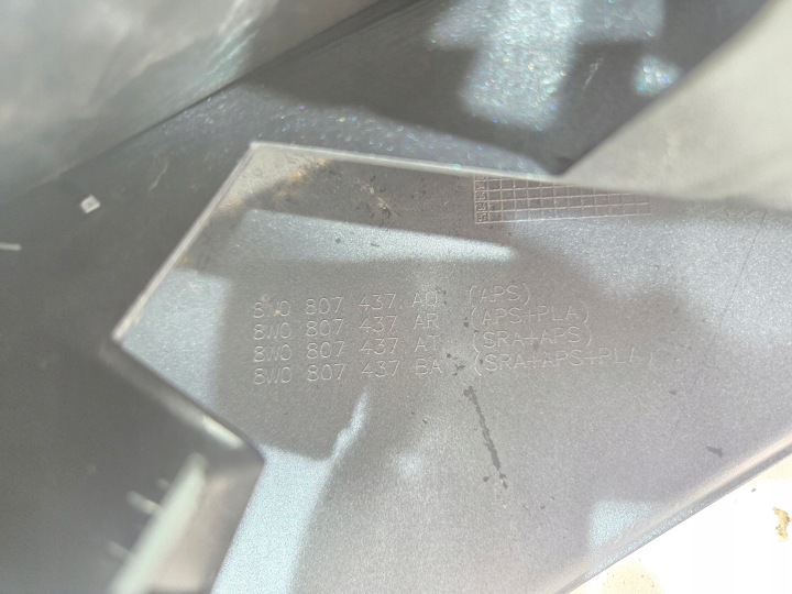 AUDI A4 B9 8W 8W0 SLINE S LINE S-LINE LIFT PARE-CHOCS AVANT AVANT