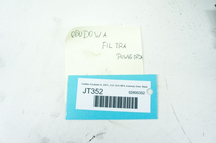 JT352 CADILLAC ESCALADE III CHÂSSIS FILTRE POWIETR
