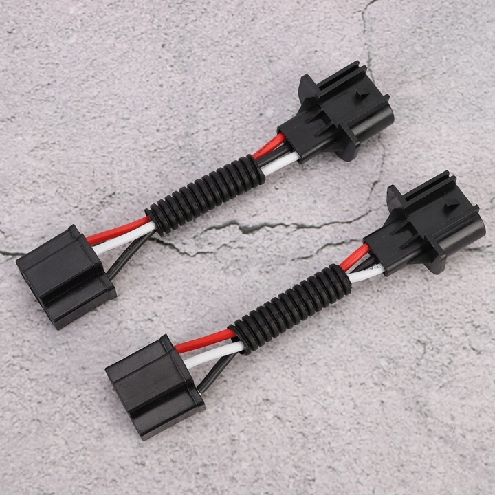 2 PCS POUR H13 ADAPTATEUR MESKI SUR H4 ZENSKI 75 DANS CÂBLE VERS KONWERSJI LY