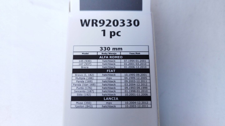 POIGNÉE ESSUIE-GLACES OXIMO WUS575 AVANT 575 MM 2 AUTRE PRODUKTY