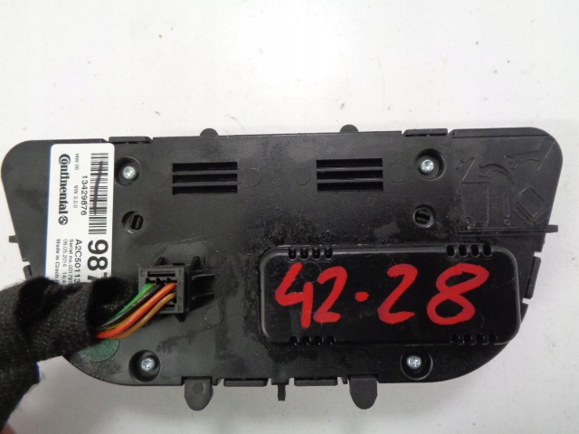 OPEL ZAFIRA C PANNEAU CLIMATISATION 13429876