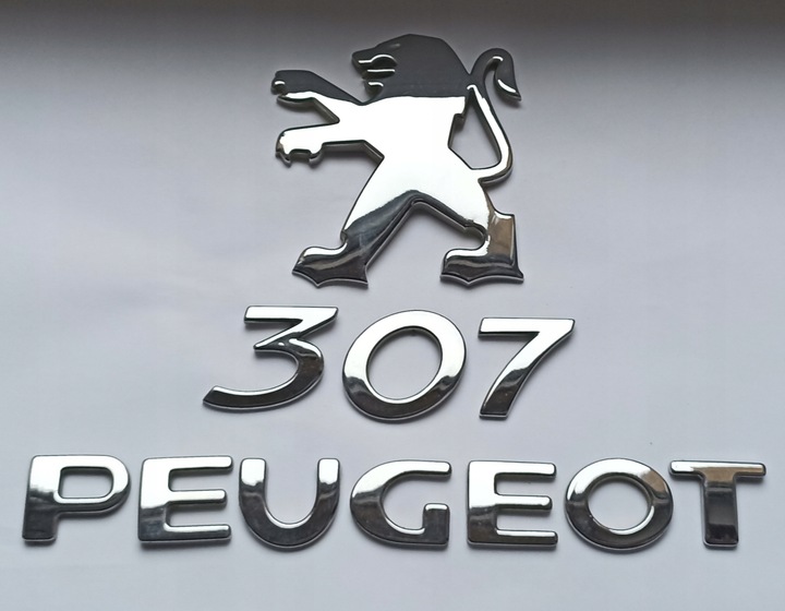 INSCRIPCIÓN EMBLEMA PEUGEOT 307 01-08R 