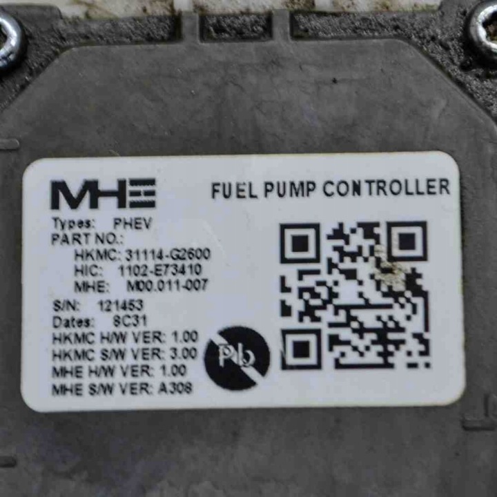 POMPE RÉSERVOIR CARBURANTS HYUNDAI IONIQ (AE) 31435E6800 13088778 1.6L 77KW 2018