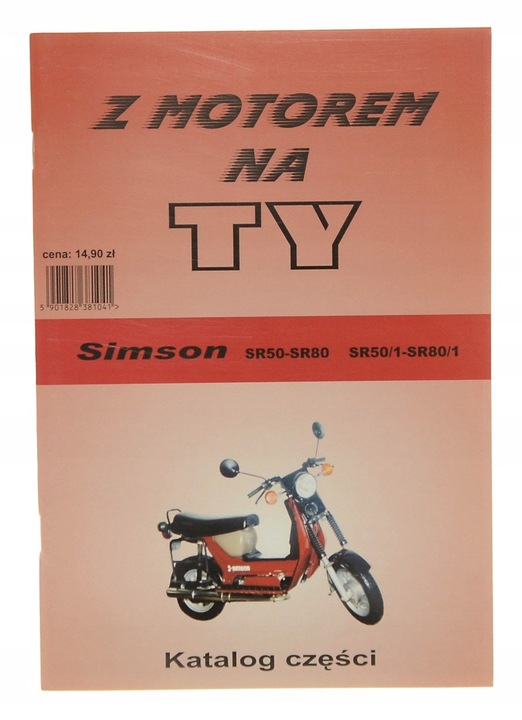 LIBRO MANTENIMIENTO KATALOG PIEZAS DE REPUESTO SIMSON SR50 