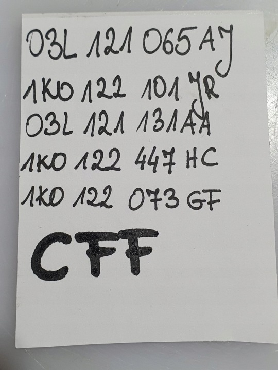 A3 8P SUPERB OCTAVIA LEON 1P 2.0TDI CFF FIL TUYAU EAU TUBES