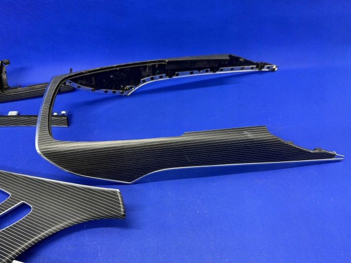 AUDI A7 C7 4G DÉCORS BAGUETTES DÉCORATIF MÉMOIRE 2 PIÈCES ENSEMBLE BOIS JACHTOWE GC1