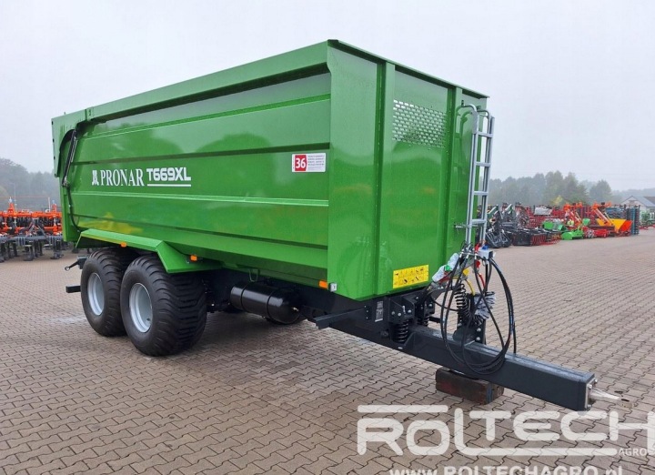REMORQUE SKORUPOWA PRONAR T700XL T700M 14,4T T669XL T669/1 16T AXE DIRECTIONNELLE