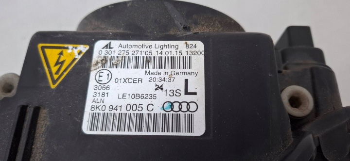 AUDI A4 B8 12-15 LIFT PHARE PROJECTEUR AVANT AVANT GAUCHE XÉNON NON ROTATIF