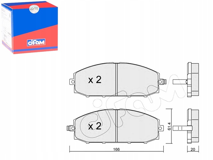 CIFAM SABOTS DE FREIN DE FREIN NISSAN PATROL GR MK II SAMO photo 1 - milautoparts-fr.ukrlive.com