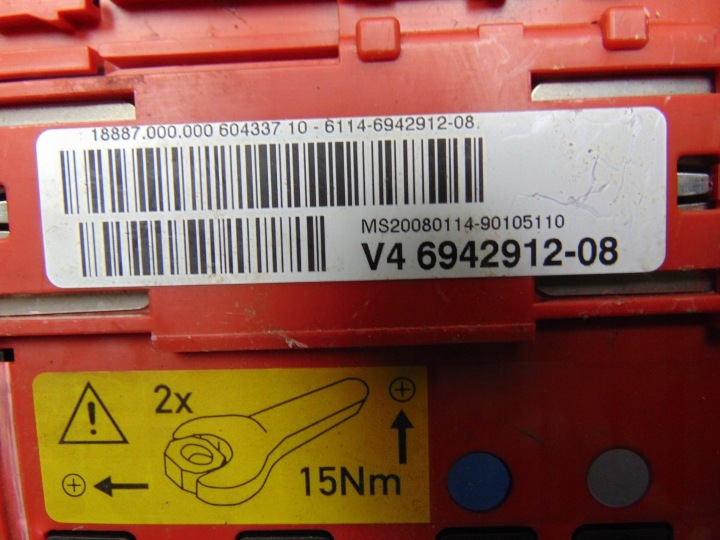DISTRIBUTEUR COURANT SERRE-CÂBLE BMW E90 6942912