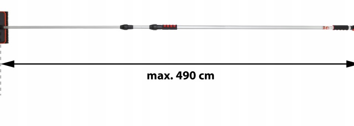 BROSSE VERS LAVAGE PANNEAUX FOTOWOLTAICZNYCH TÉLESCOPIQUE 200-490 CM SCHMITH