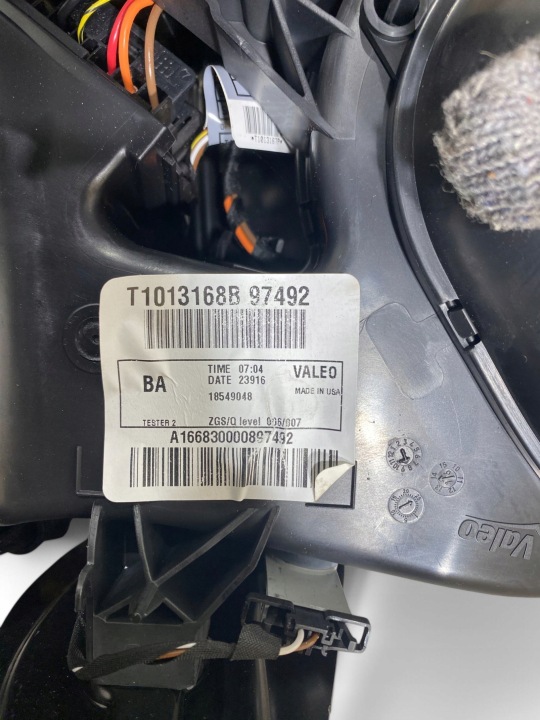 MERCEDES-BENZ GLS X166 2018 VENTILATEUR CONDUIT D'AIR VENTILATEUR
