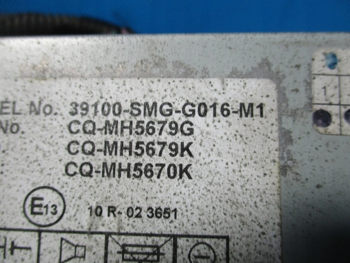 RADIO AVEC NAVIGATION HONDA CIVIC VII 39100SMGG016M1