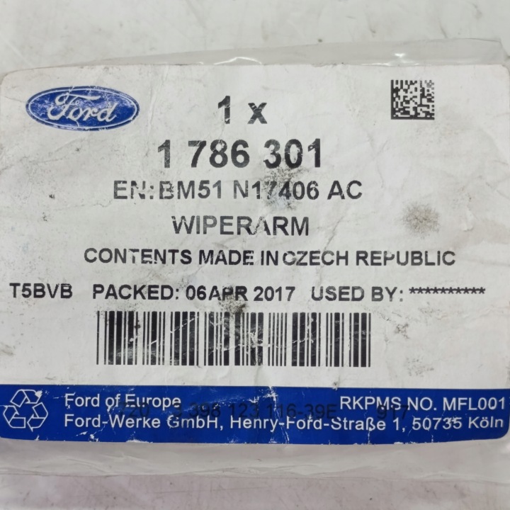 FORD FOCUS III 3 2010-18 UNIVERSEL BRAS ESSUIE-GLACES ARRIÈRE BM51N17406AC 1786301